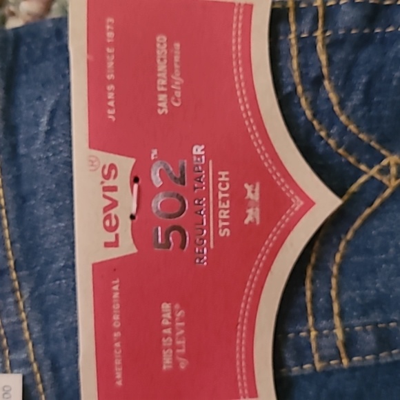 LEVIS BOYS 502 REGULAR TAPER STRETCH BLUE JEANS SIZE 4 REGULAR - Picture 12 of 12